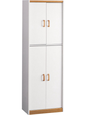 72" Daywood Kitchen Pantry Cabinet White - Room & Joy