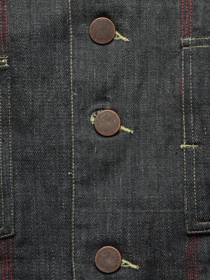 Selvedge Denim Jacket - Black