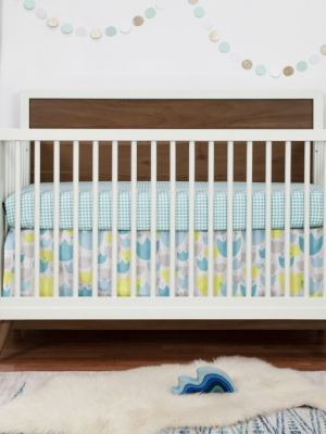 Palma 4-in-1 Convertible Crib With Toddler Bed Conversion Kit