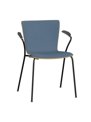 Vico Duo Armchair W/ Linking Device - Front Upholstered