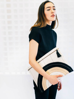 Eclipse Oversized Pouch Clutch