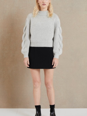 Celeste Knit Jumper - Grey Marle