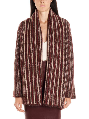 Theory Striped Cardigan