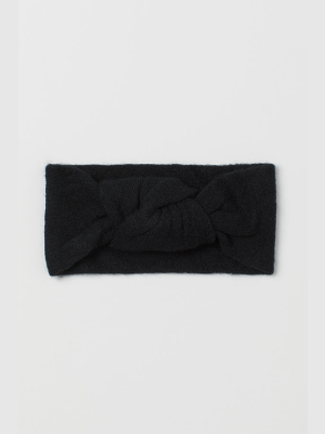 Knit Wool-blend Headband