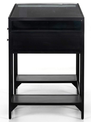 Shadow Box Modular Writing Desk, Black