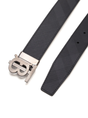 Burberry Monogram Plaque Buckle Belt