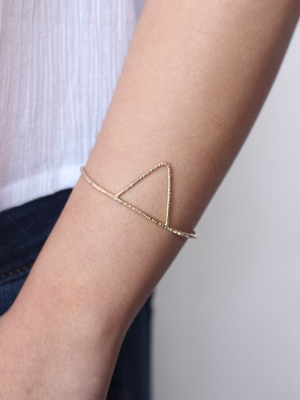 Jessa Triangle Cuff Bracelet Design By Agapantha