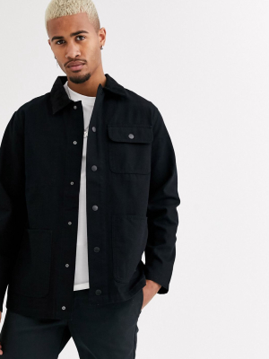 Vans Drill Chore Jacket In Black