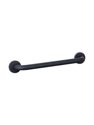 Comfort Grip Ada Compliant Grab Bar Matte Black - Evekare