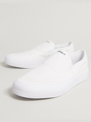 Adidas Originals 3mc Slip-on Sneakers In White
