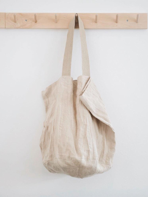 Linen Tote Bag - Natural