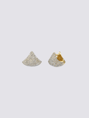 Pave Small Apse Earrings