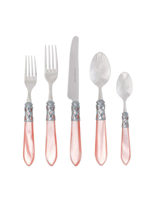 Vietri Aladdin Brilliant Light Pink 5-piece Place Setting