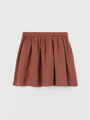 Flared Cotton Skirt