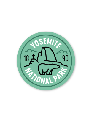 Yosemite National Park Sticker