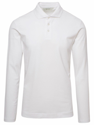 Z Zegna Classic Collar Long Sleeve Top