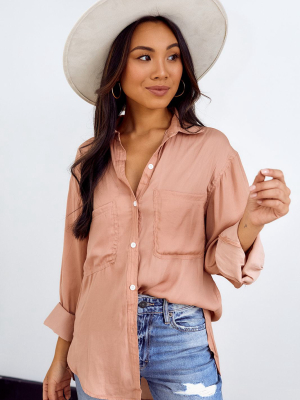 Serena Long Sleeve Button Down Top