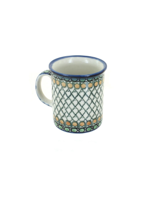 Blue Rose Polish Pottery Tranquility Small Coffee Mug