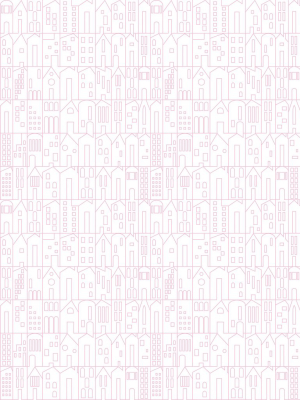 My House Wallpaper In Pink By Marley + Malek Kids