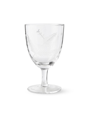 Fern Etched Goblets