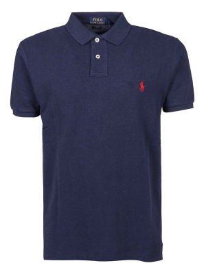 Polo Ralph Lauren Logo Embroidered Slim-fit Polo Shirt