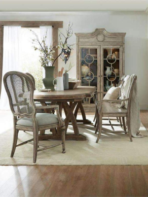 Boheme Colibri 88in Trestle Dining Table W/1-20in Leaf