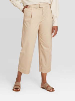 Women's Barrel Straight Leg Cropped Pants - Prologue™