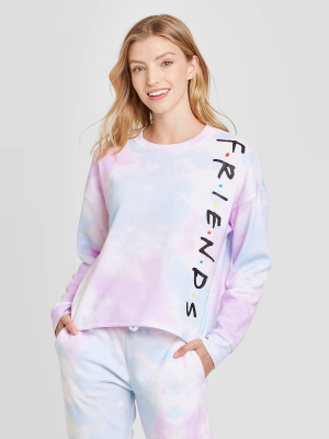 Women's Friends Tie-dye Graphic Sweatshirt