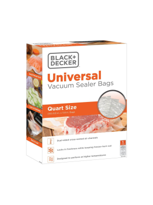 Black+decker 50ct 8" X 12" Vacuum Sealer Bags