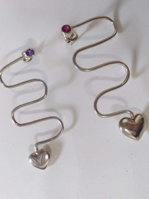 Que Onda Corazón Earrings