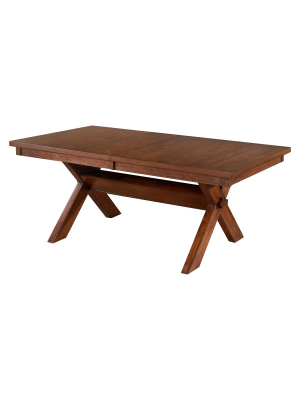 Jackson Dining Table Dark Hazelnut - Powell Company.