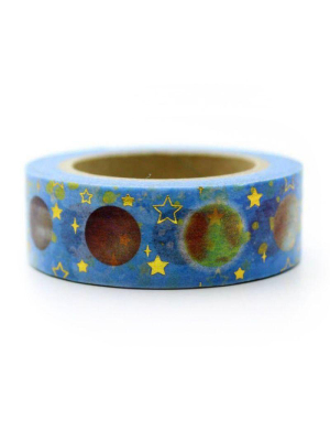 Planet With Stars Foil Tape