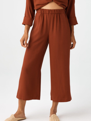 The Wide Leg Crop Pant