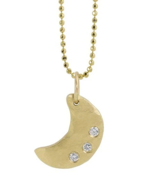 Julez Bryant 14k Gold Alem Small Moon