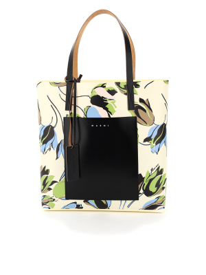 Marni Floral-printed Tote Bag