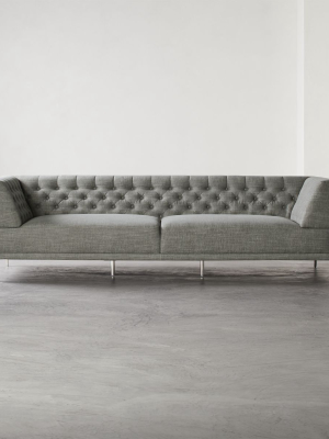 Savile Slate Tufted Extra Large Sofa