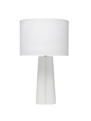 Clover Table Lamp With White Linen Shade