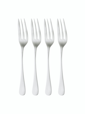 Radford Satin Pastry Fork, Set Of 4