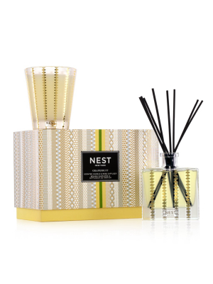 Grapefruit Candle And Diffuser Set