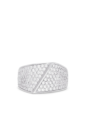 Effy Duo 14k Rose And White Gold Diamond Pave Ring, 1.69 Tcw