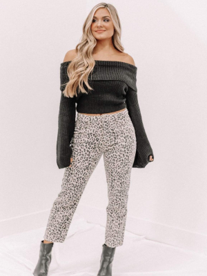 Leopard Print Trousers