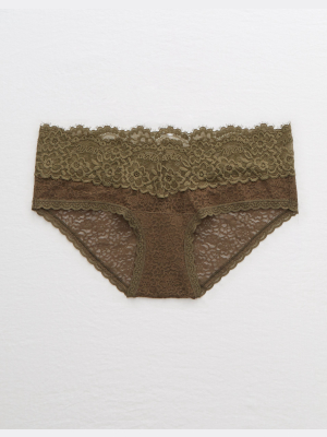 Aerie Eyelash Lace Boybrief Underwear