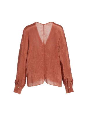 Textured Satin Top