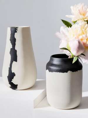 Btw Ceramics Crater Vases