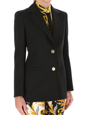 Versace Single Breasted Blazer