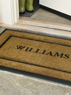 Personalized Rubber & Coir Picture Frame Doormats