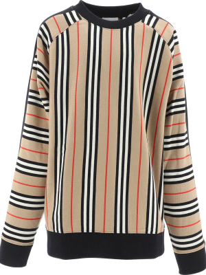 Burberry Kids Icon Stripe Print Sweatshirt