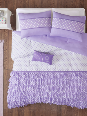 Purple Lindsey Comforter Set