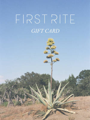 First Rite Gift Card