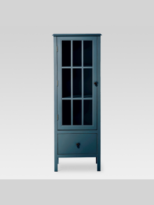 Windham 56" Narrow Library Cabinet With Door/drawer - Threshold™